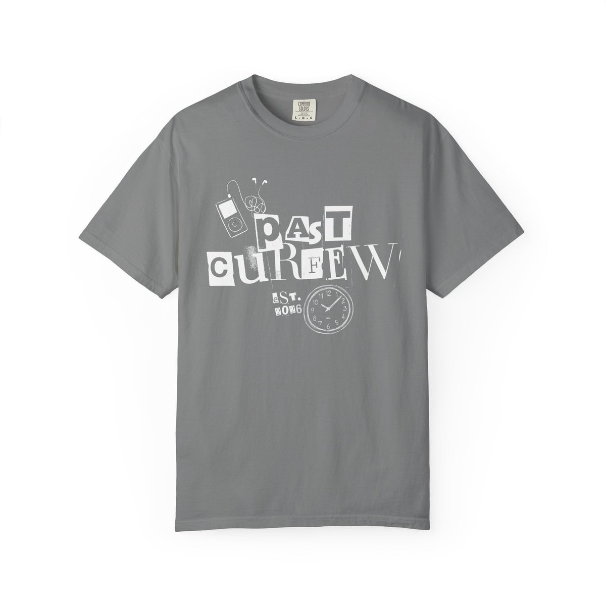 Past Curfew Comfort Colors Tee