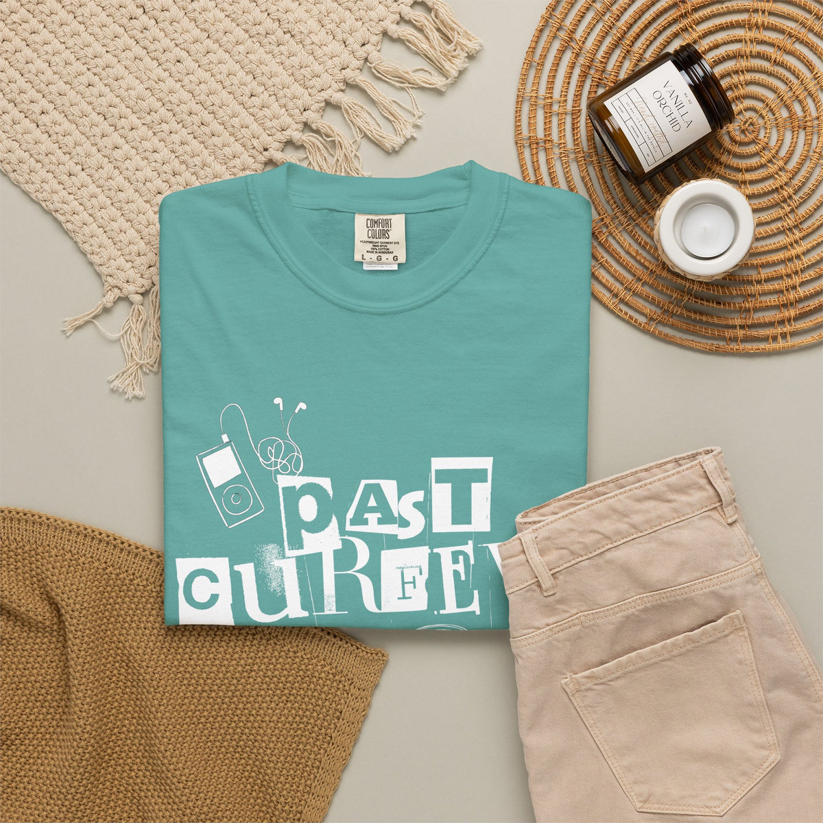 Past Curfew Comfort Colors Tee