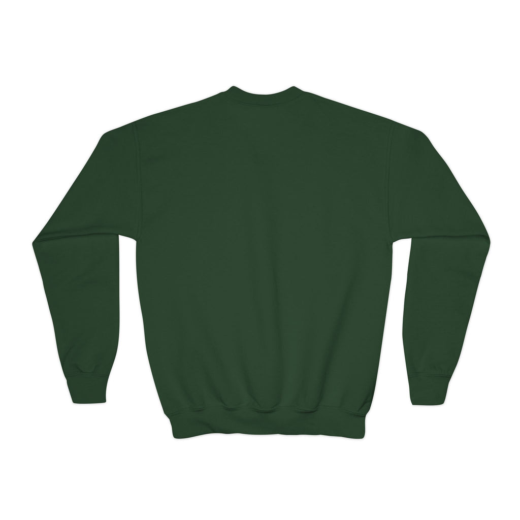 Youth Crewneck Sweatshirt - "Past Curfew" Retro Graphic Pullover