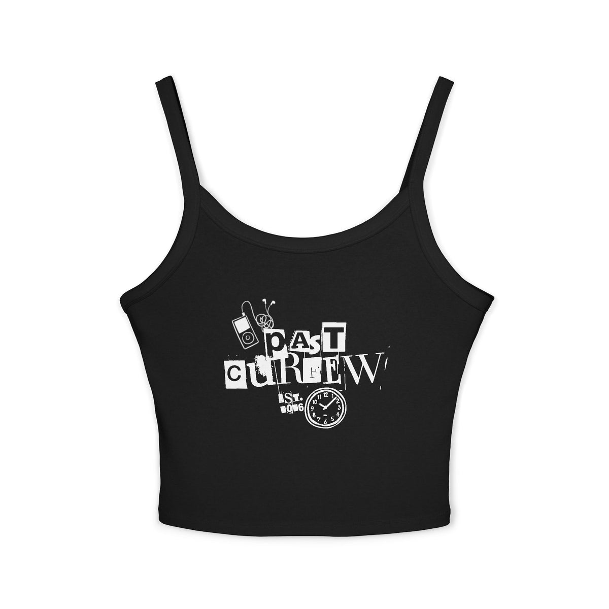Past Curfew Spaghetti Strap Tank Top