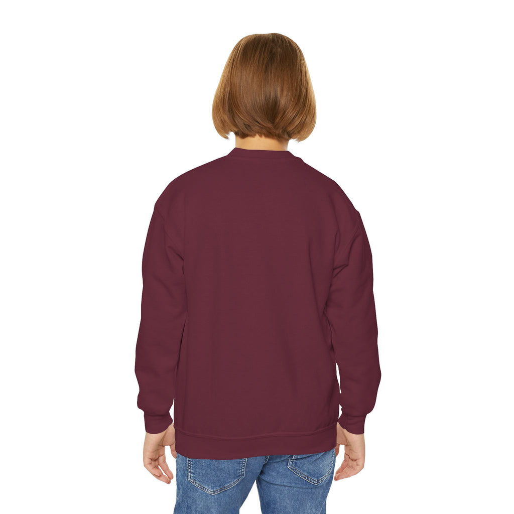Youth Crewneck Sweatshirt - "Past Curfew" Retro Graphic Pullover