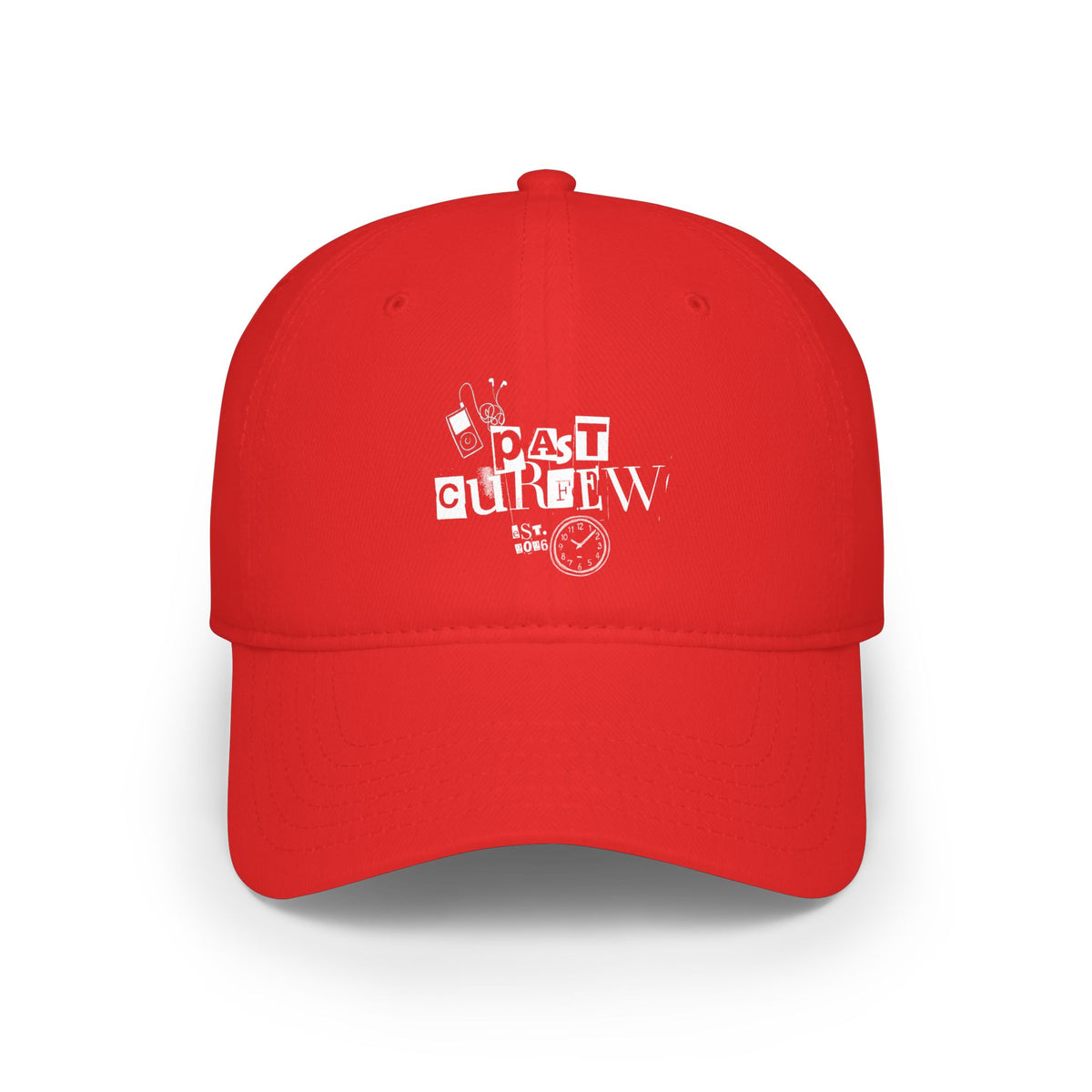 Low Profile Baseball Cap — Past Curfew Vintage Logo Hat