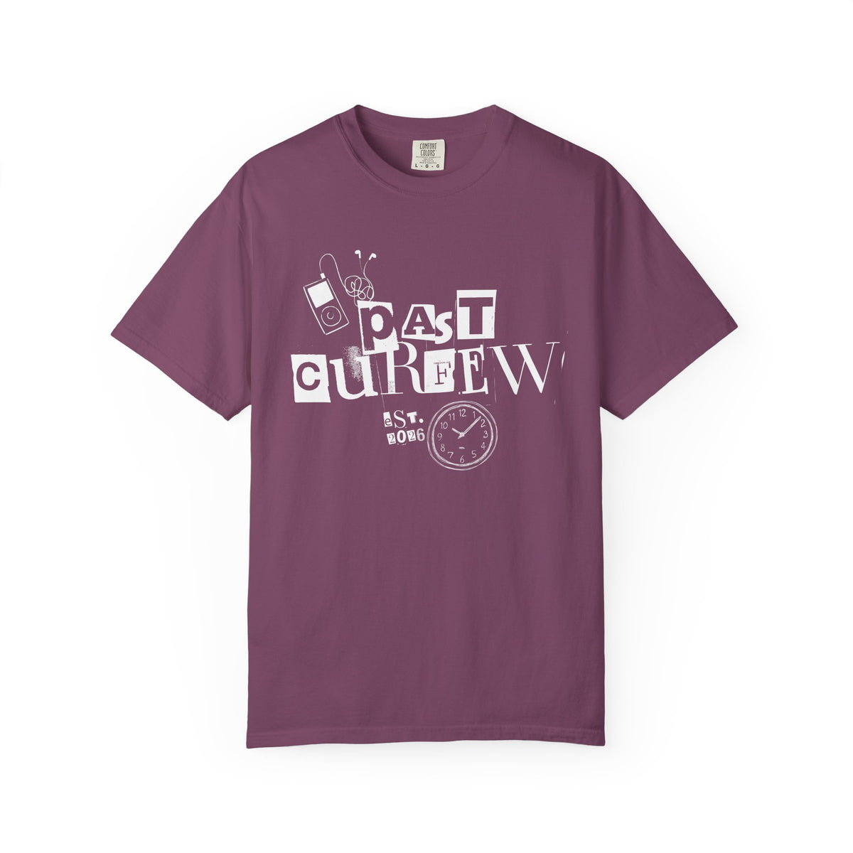 Past Curfew Comfort Colors Tee