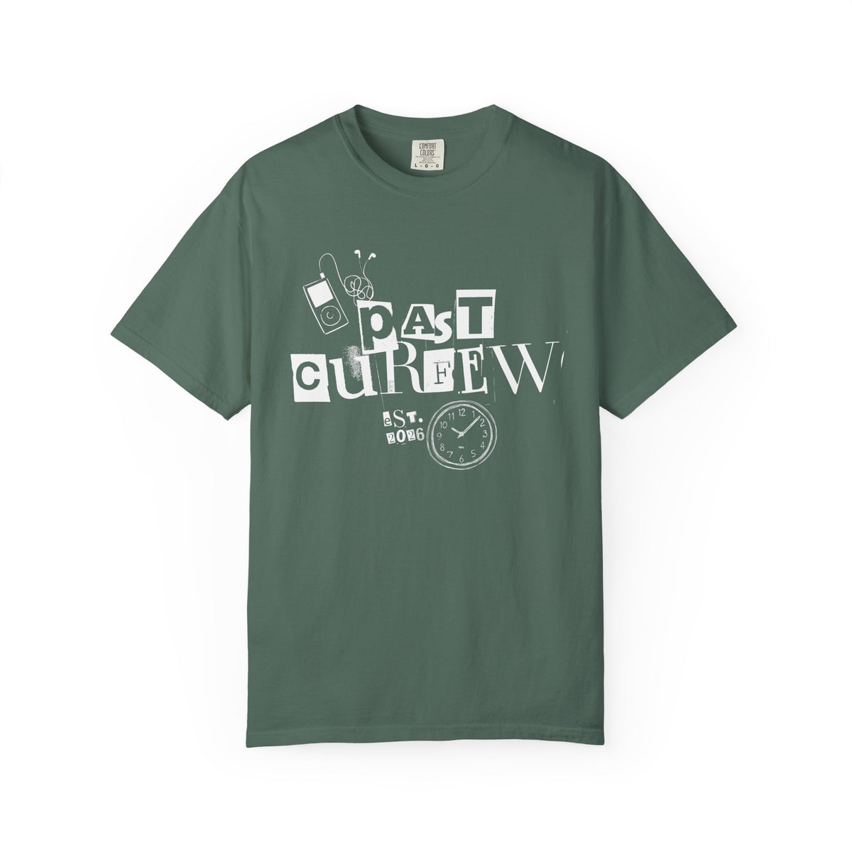 Past Curfew Comfort Colors Tee