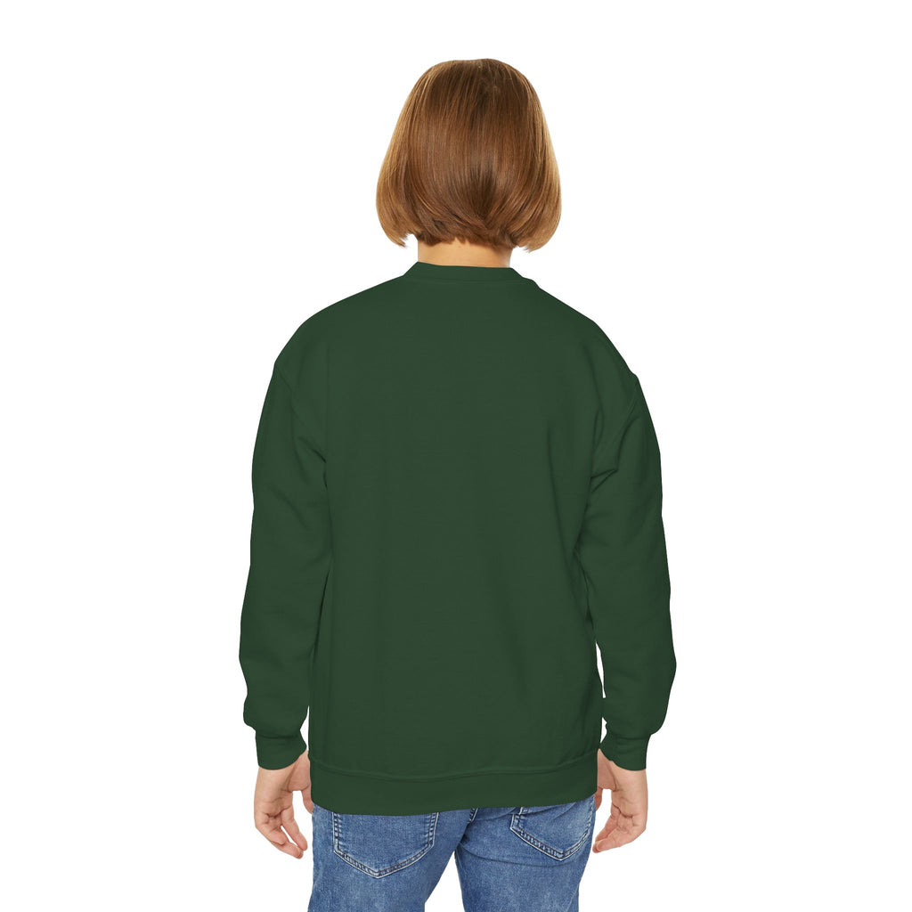Youth Crewneck Sweatshirt - "Past Curfew" Retro Graphic Pullover