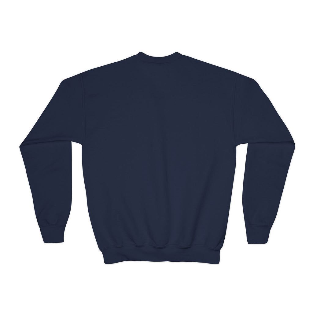 Youth Crewneck Sweatshirt - "Past Curfew" Retro Graphic Pullover
