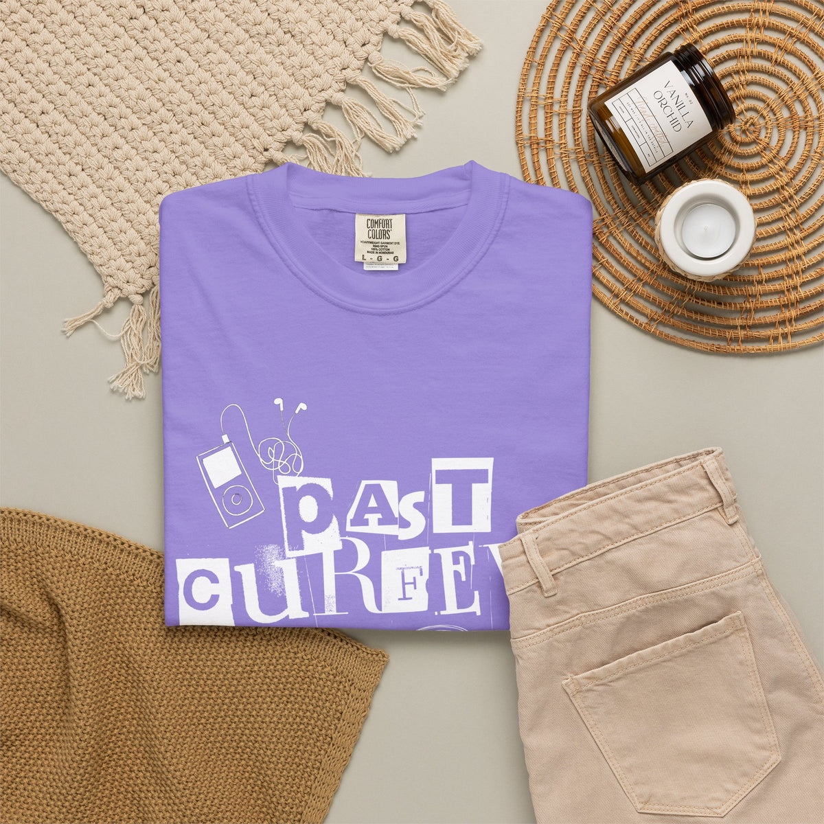 Past Curfew Comfort Colors Tee