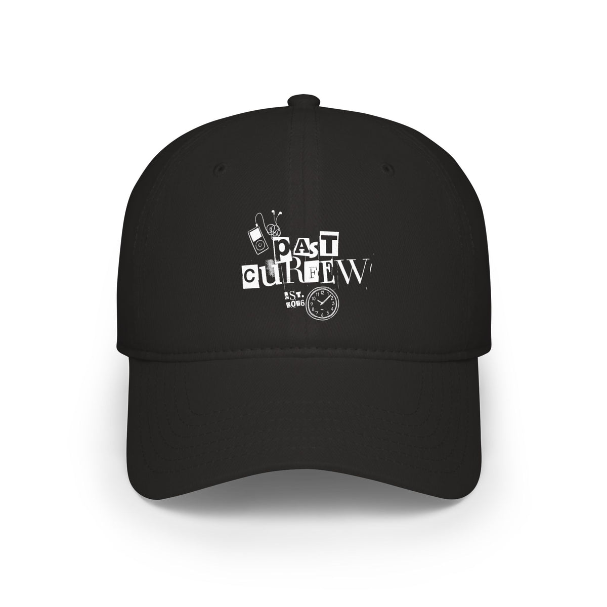 Low Profile Baseball Cap — Past Curfew Vintage Logo Hat