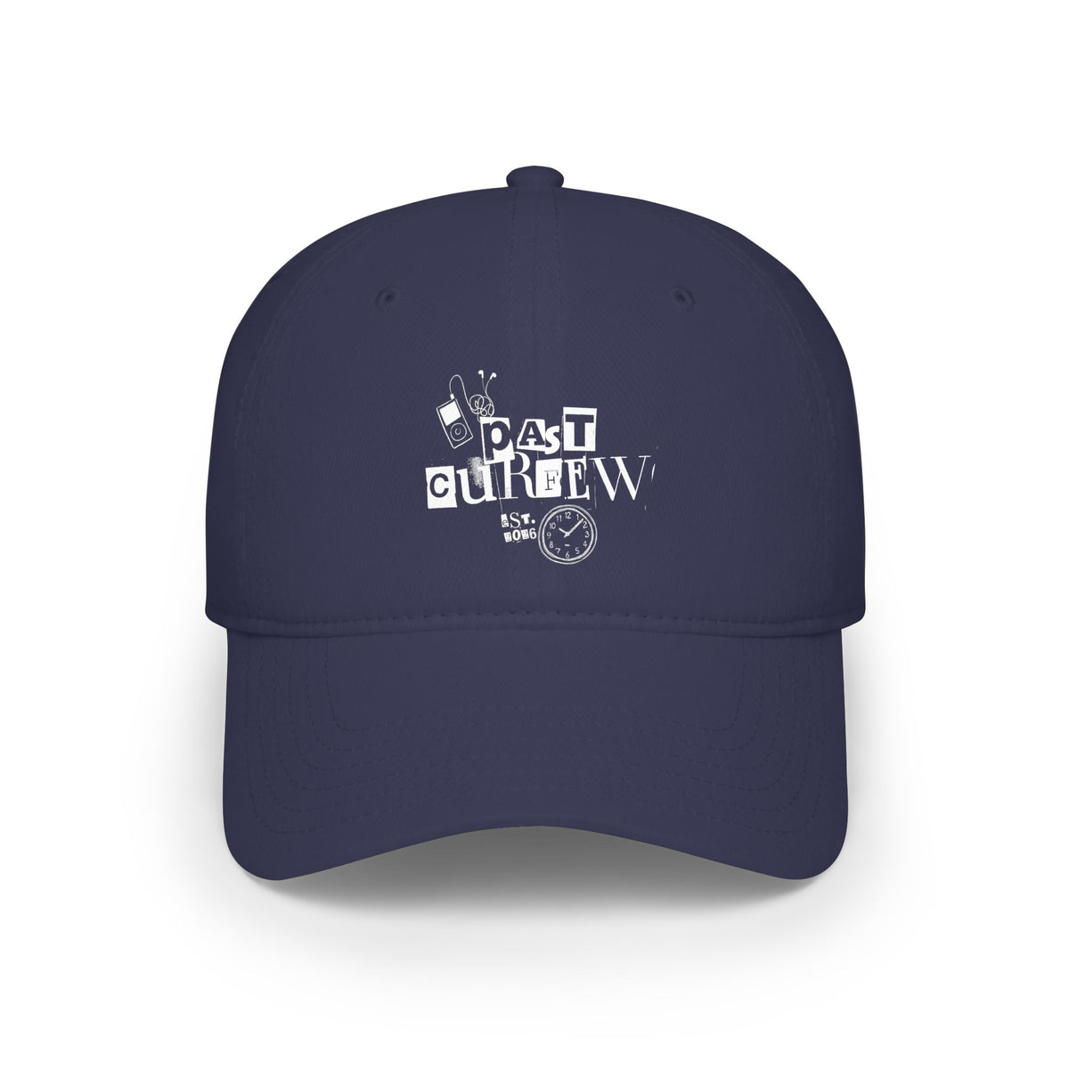 Low Profile Baseball Cap — Past Curfew Vintage Logo Hat