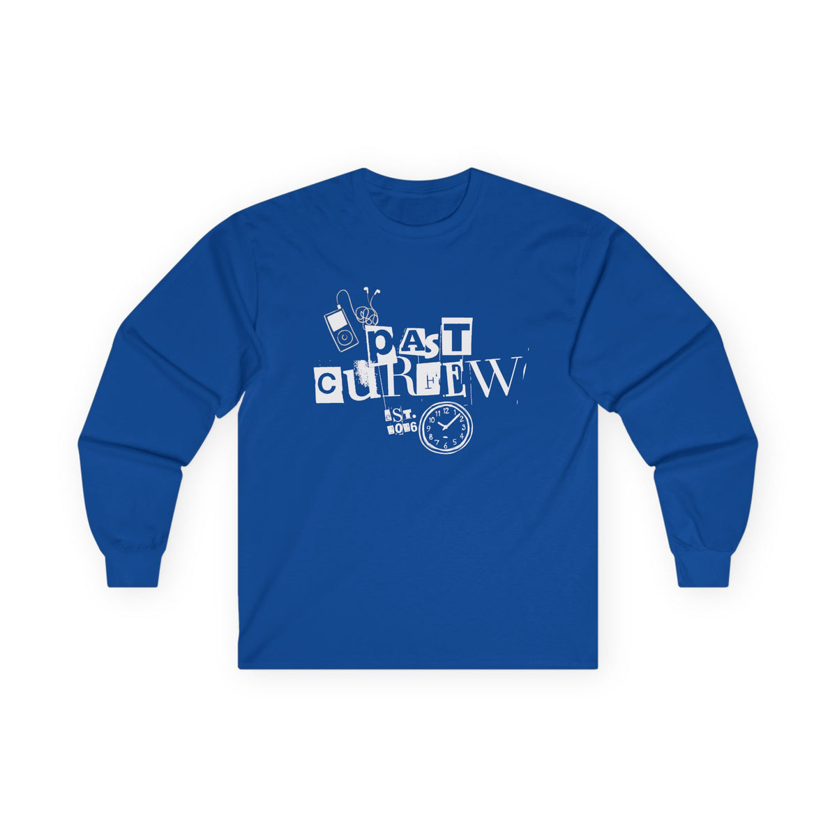 Past Curfew Graphic Long Sleeve Tee
