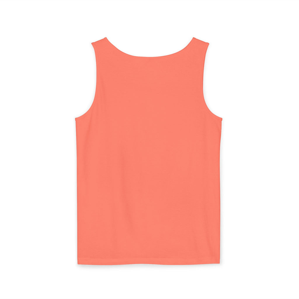 Past Curfew Comfort Colors Graphic Tank Top — Retro College Party Vibe