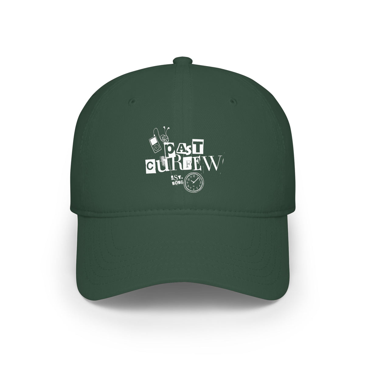Low Profile Baseball Cap — Past Curfew Vintage Logo Hat
