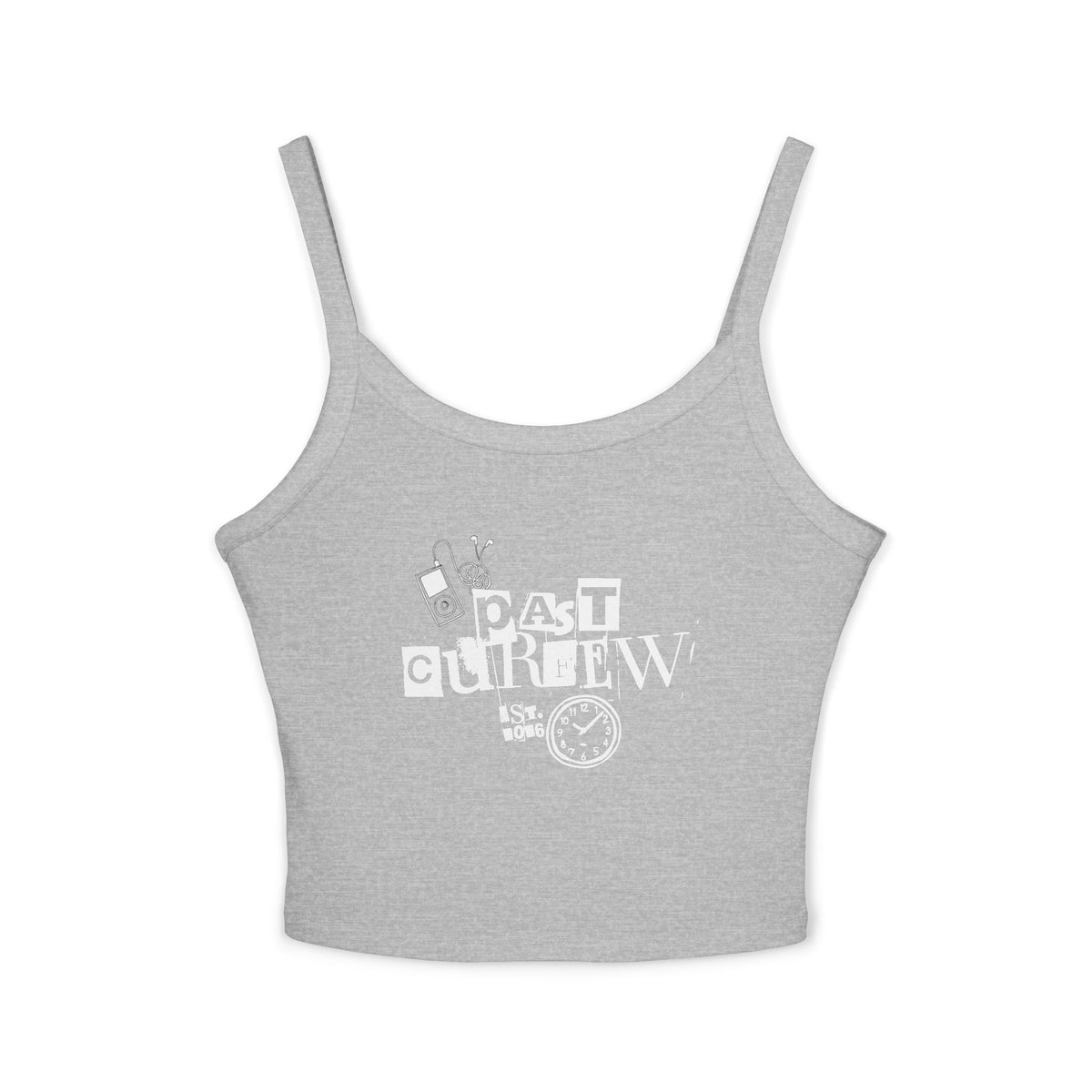 Past Curfew Spaghetti Strap Tank Top
