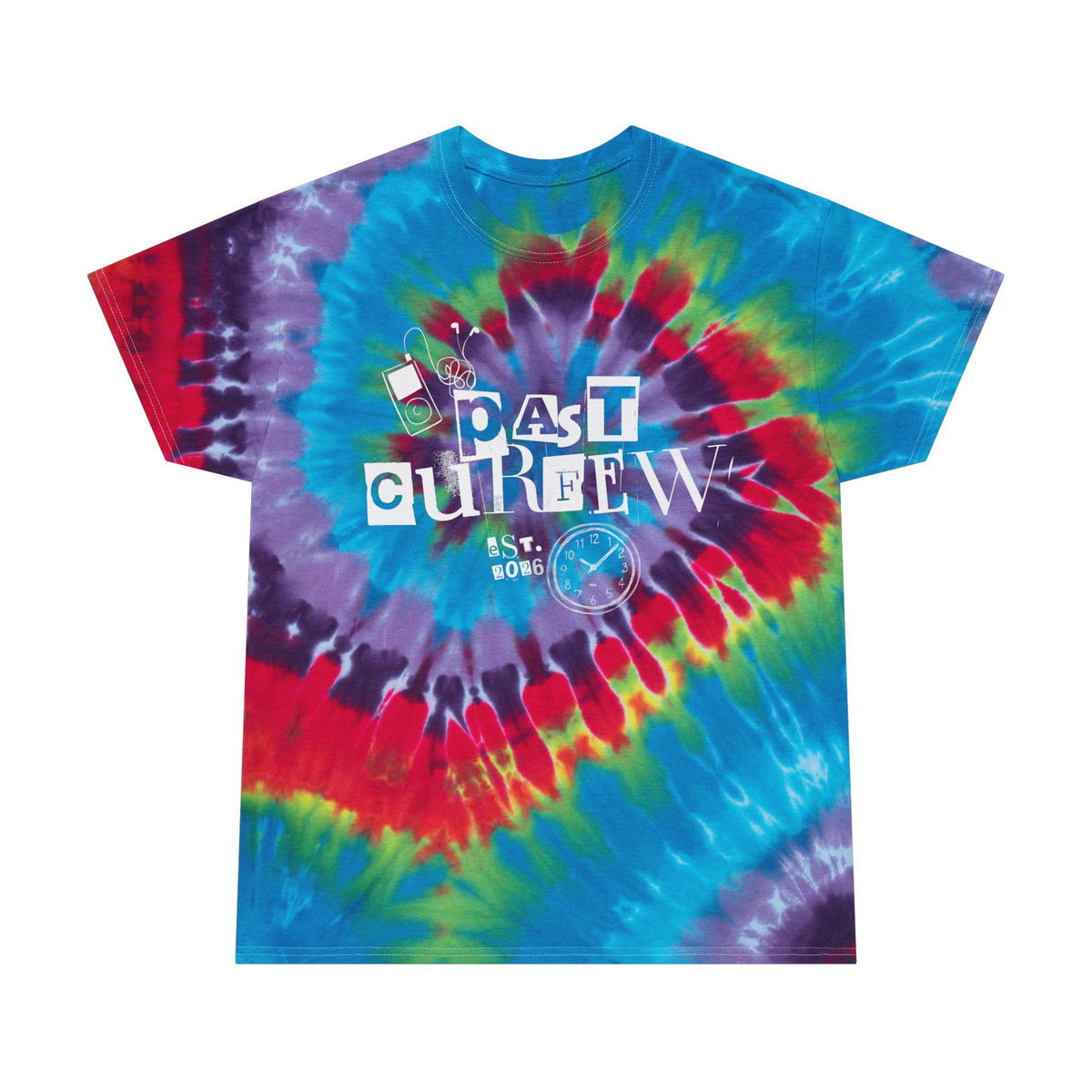 Pastel Spiral Tie-Dye Tee