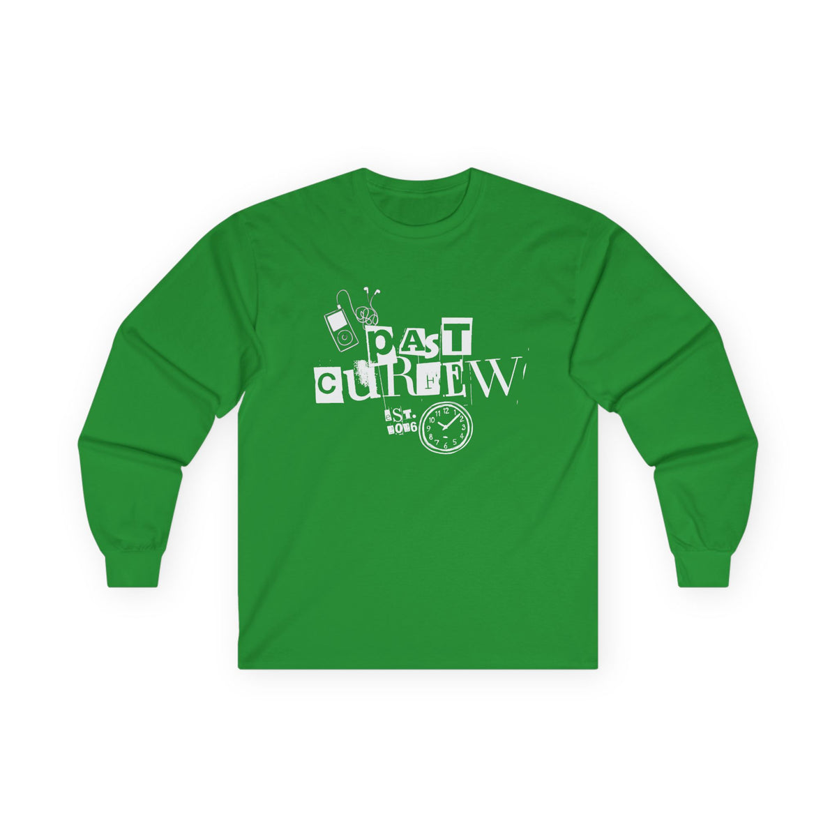 Past Curfew Graphic Long Sleeve Tee