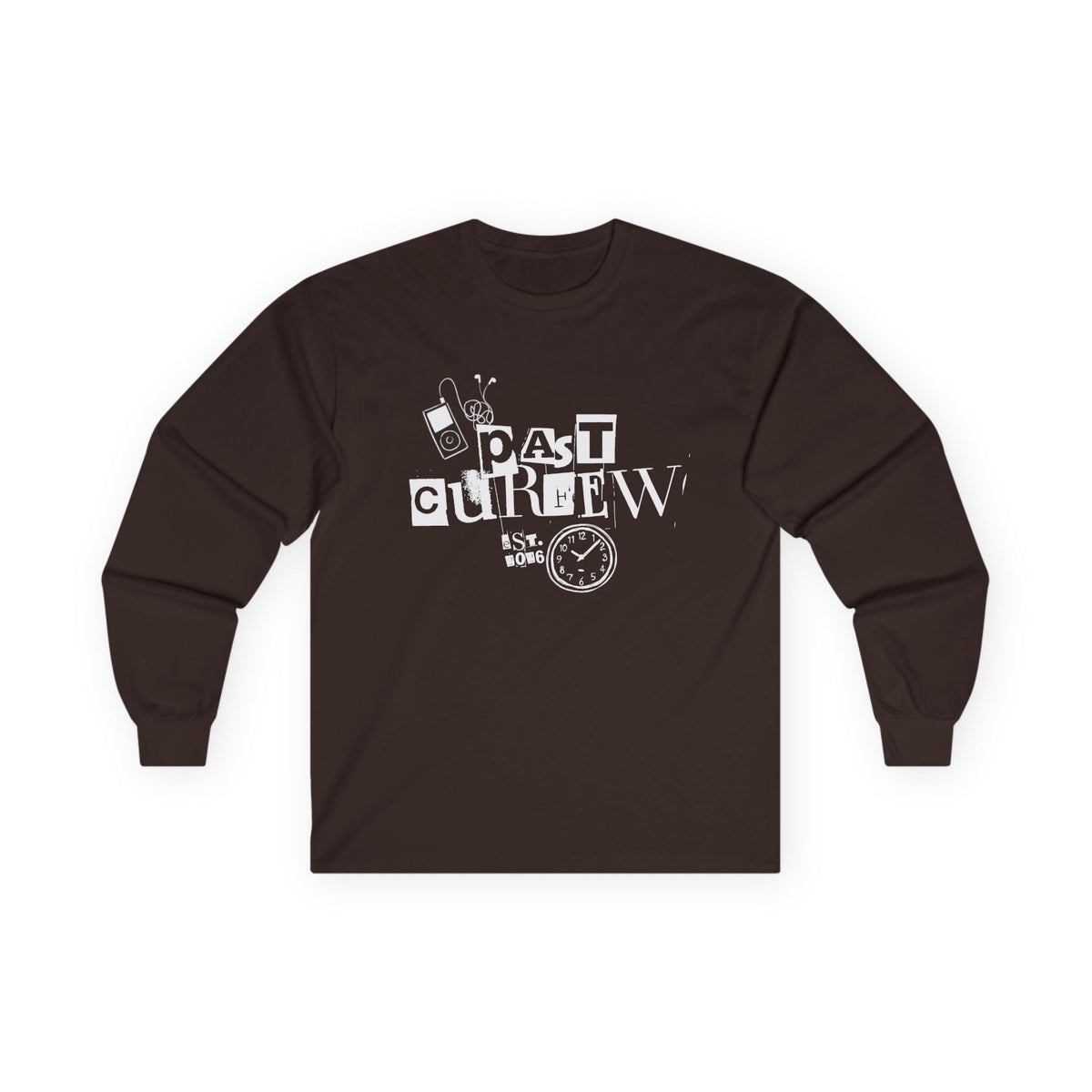 Past Curfew Graphic Long Sleeve Tee